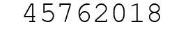 Number 45762018.