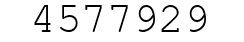 Number 4577929.