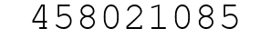 Number 458021085.