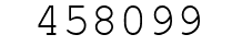 Number 458099.