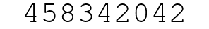 Number 458342042.