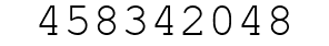 Number 458342048.