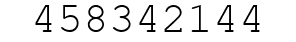 Number 458342144.