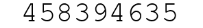 Number 458394635.