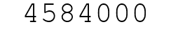 Number 4584000.