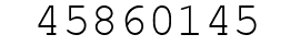 Number 45860145.