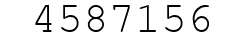 Number 4587156.