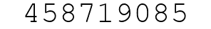 Number 458719085.