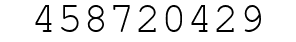 Number 458720429.