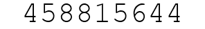 Number 458815644.