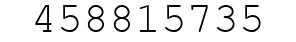 Number 458815735.