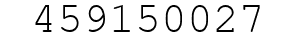 Number 459150027.