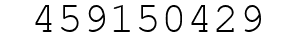 Number 459150429.