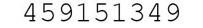 Number 459151349.
