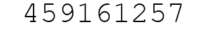 Number 459161257.
