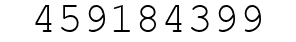 Number 459184399.