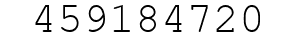 Number 459184720.