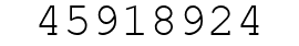 Number 45918924.