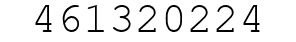 Number 461320224.