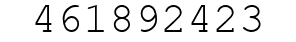 Number 461892423.