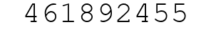 Number 461892455.