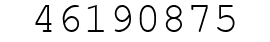 Number 46190875.