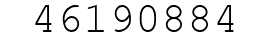 Number 46190884.