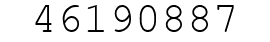 Number 46190887.