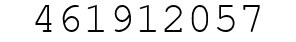 Number 461912057.