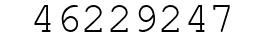 Number 46229247.