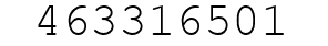 Number 463316501.