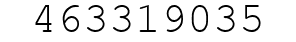 Number 463319035.