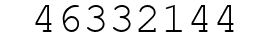 Number 46332144.