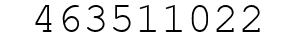 Number 463511022.