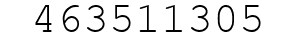 Number 463511305.
