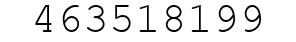 Number 463518199.