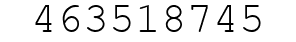 Number 463518745.