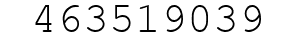 Number 463519039.