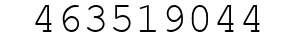Number 463519044.