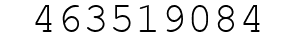 Number 463519084.