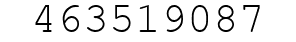 Number 463519087.