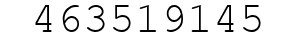 Number 463519145.