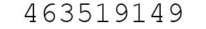 Number 463519149.