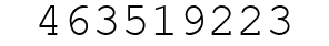Number 463519223.