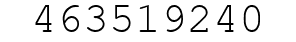 Number 463519240.