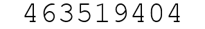 Number 463519404.
