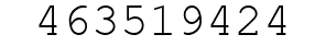 Number 463519424.