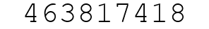 Number 463817418.