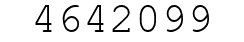 Number 4642099.