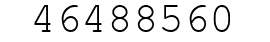 Number 46488560.